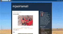 Desktop Screenshot of mchagamjanja.blogspot.com