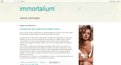 Desktop Screenshot of immortalium.blogspot.com