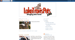 Desktop Screenshot of laketravispets.blogspot.com