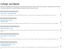 Tablet Screenshot of collegejambands.blogspot.com