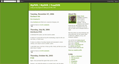 Desktop Screenshot of mydvr.blogspot.com