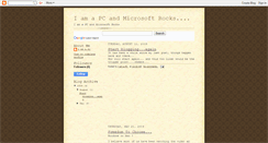 Desktop Screenshot of iam-a-pc.blogspot.com