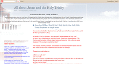 Desktop Screenshot of jesustrinity.blogspot.com