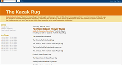 Desktop Screenshot of kazak-rug.blogspot.com