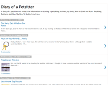 Tablet Screenshot of petsittingnews.blogspot.com