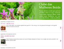 Tablet Screenshot of clubedasmulheresbeiras.blogspot.com