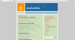 Desktop Screenshot of oscarmoretica.blogspot.com