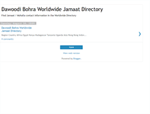 Tablet Screenshot of jamaatdirectory.blogspot.com