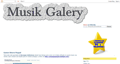 Desktop Screenshot of musikgalery.blogspot.com
