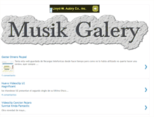 Tablet Screenshot of musikgalery.blogspot.com
