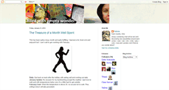 Desktop Screenshot of filledwithemptywonder.blogspot.com