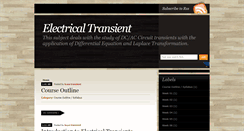 Desktop Screenshot of electrictransient.blogspot.com