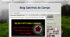 Desktop Screenshot of gatinhosdocampo.blogspot.com