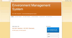 Desktop Screenshot of environmentsystem.blogspot.com