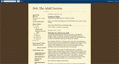 Desktop Screenshot of debtheadultversion.blogspot.com