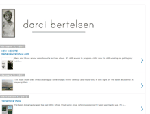 Tablet Screenshot of darcibertelsen.blogspot.com