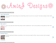 Tablet Screenshot of amiejdesigns.blogspot.com