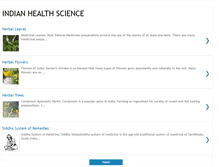 Tablet Screenshot of indianhealthscience.blogspot.com