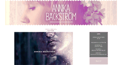 Desktop Screenshot of annikabackstrom.blogspot.com