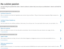 Tablet Screenshot of macuisinepassion.blogspot.com
