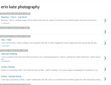 Tablet Screenshot of erinkatephotography.blogspot.com