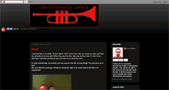 Desktop Screenshot of insufficientlycandid.blogspot.com