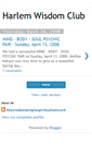 Mobile Screenshot of harlemwisdomclob.blogspot.com