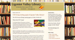 Desktop Screenshot of ligoniervalleylibrary.blogspot.com