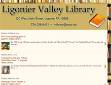 Tablet Screenshot of ligoniervalleylibrary.blogspot.com