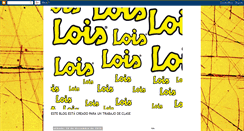 Desktop Screenshot of loistrabajoied.blogspot.com