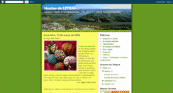 Desktop Screenshot of montesdeletras.blogspot.com