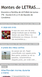 Mobile Screenshot of montesdeletras.blogspot.com