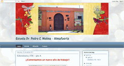 Desktop Screenshot of escuelapedrocmolina.blogspot.com