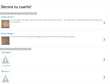 Tablet Screenshot of decoratucuarto.blogspot.com