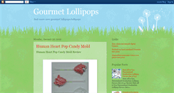 Desktop Screenshot of gourmet-lollipops.blogspot.com