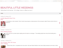 Tablet Screenshot of beautifullittleweddings.blogspot.com