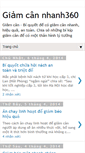 Mobile Screenshot of giamcannhanh360.blogspot.com