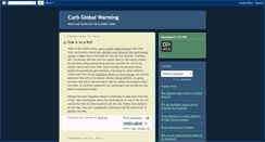 Desktop Screenshot of curbglobalwarmingblog.blogspot.com