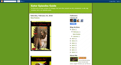 Desktop Screenshot of gatorserialguide.blogspot.com