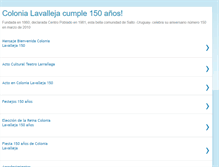 Tablet Screenshot of colonialavalleja150.blogspot.com