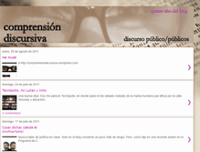 Tablet Screenshot of comprensiondiscursiva.blogspot.com