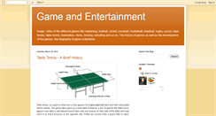 Desktop Screenshot of game-entertainment.blogspot.com