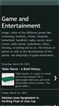 Mobile Screenshot of game-entertainment.blogspot.com