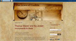 Desktop Screenshot of jewsofcochin.blogspot.com