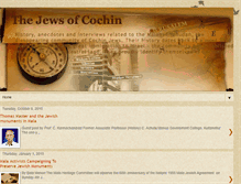 Tablet Screenshot of jewsofcochin.blogspot.com