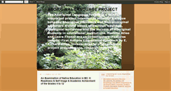 Desktop Screenshot of aboriginallanguageproject.blogspot.com