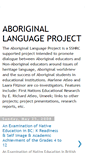 Mobile Screenshot of aboriginallanguageproject.blogspot.com