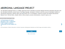 Tablet Screenshot of aboriginallanguageproject.blogspot.com