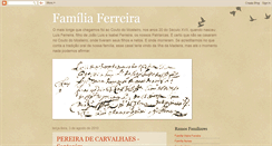 Desktop Screenshot of ferreirasdeviseu.blogspot.com