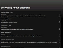 Tablet Screenshot of everythingaboutelectronics.blogspot.com